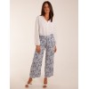 Paisley Wide Leg Culotte Trousers