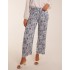 Paisley Wide Leg Culotte Trousers