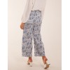 Paisley Wide Leg Culotte Trousers