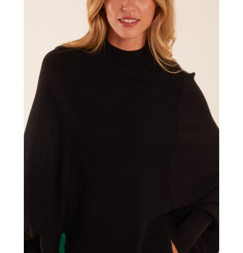 Batwing High Neck Jumper