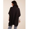 High Neck Poncho