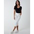 Zip Detail Crop Trouser