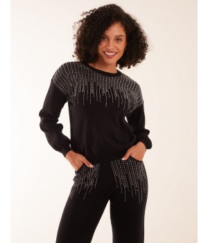 Diamante Knitted Jumper