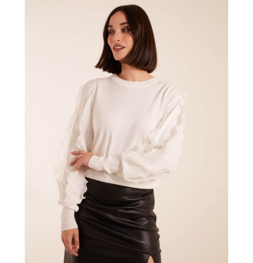 Frill Sleeved Jumper