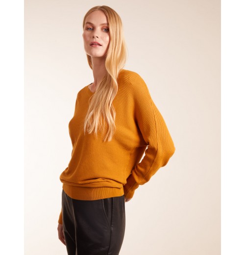 Ribbed V-Neck Jumper