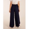 Drawstring Wide Leg Trousers